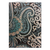 Blue & Silver Paisley Brocade (Front)