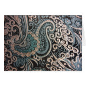 Blue & Silver Paisley Brocade (Front Horizontal)