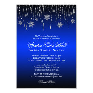 Winter Ball Invitations | Zazzle