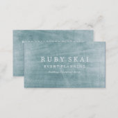 Blue Silver Textured Architectural Business Card (Front/Back)