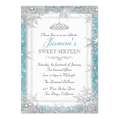 winter wonderland invites