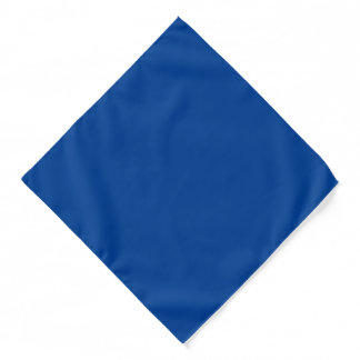 Blue Simple Solid Bandana