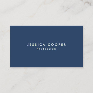 Blue Single Marine Business Card