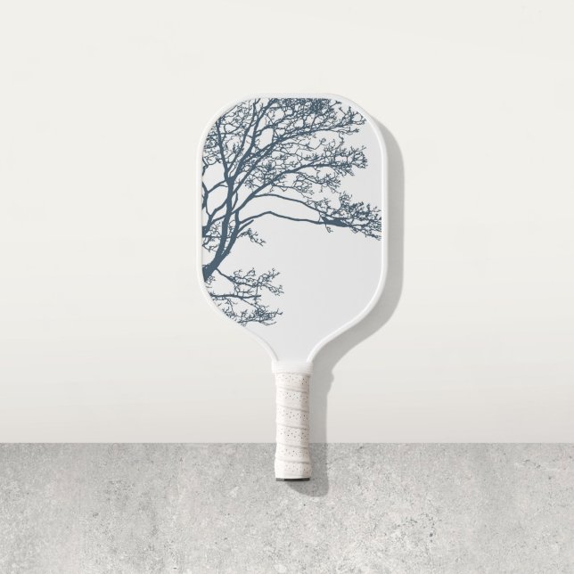 Blue Single Tree Boho Pickleball Paddle (Creator Uploaded)