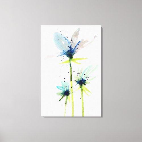 Blue Sisters Canvas Print