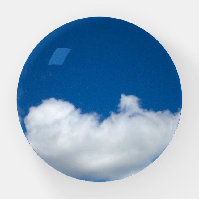 Blue Skies Ahead Paperweight (Front)