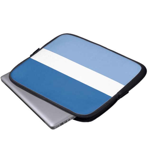 Blue Skies and Clouds Neoprene Laptop Sleeve (Front Bottom)