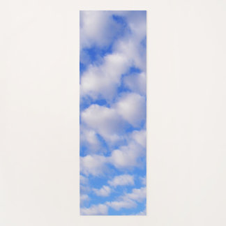 Blue Skies and Fluffy Clouds Yoga Mat
