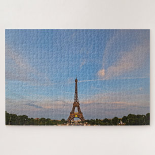 Blue Skies and the Eiffel Tower - 20x30 - 1014 pcs Jigsaw Puzzle