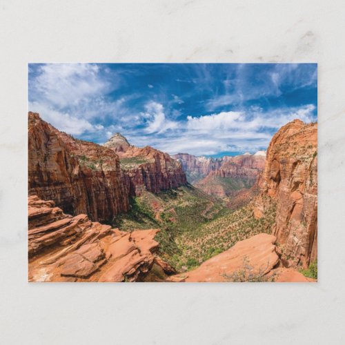 BLUE SKIES AT ZIONS POSTCARD