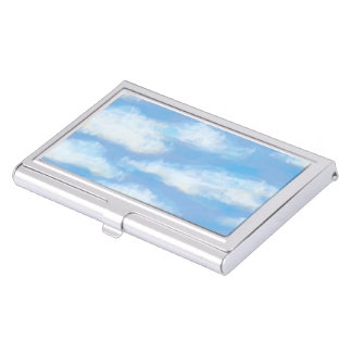 Blue Skies Business Card Case