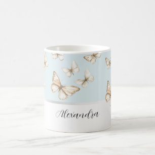 Blue Skies & Butterflies Coffee Mug