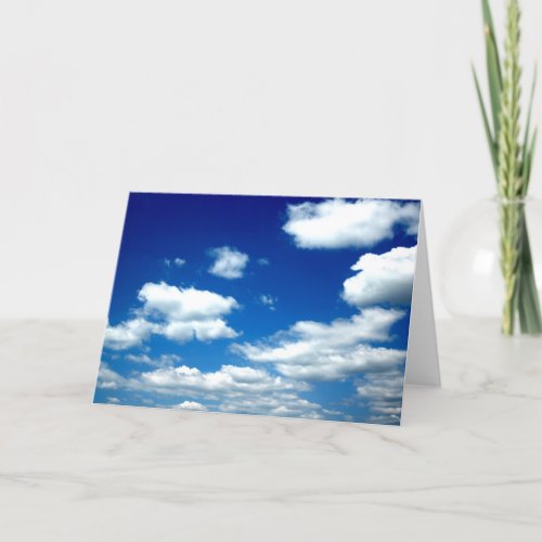 Blue Skies Card