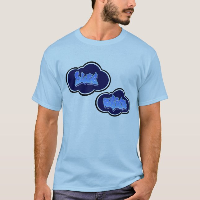 Blue Skies_clouds T-Shirt (Front)