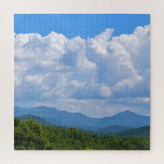 Blue Skies in the Blue Ridge Mountains - 20x20 Jigsaw Puzzle (Vertical)