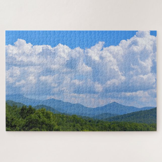 Blue Skies in the Blue Ridge Mountains - 20x30 Jigsaw Puzzle (Horizontal)