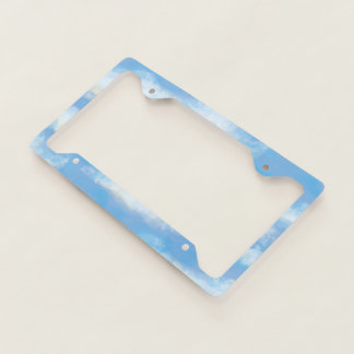 Blue Skies License Plate Holder Frame