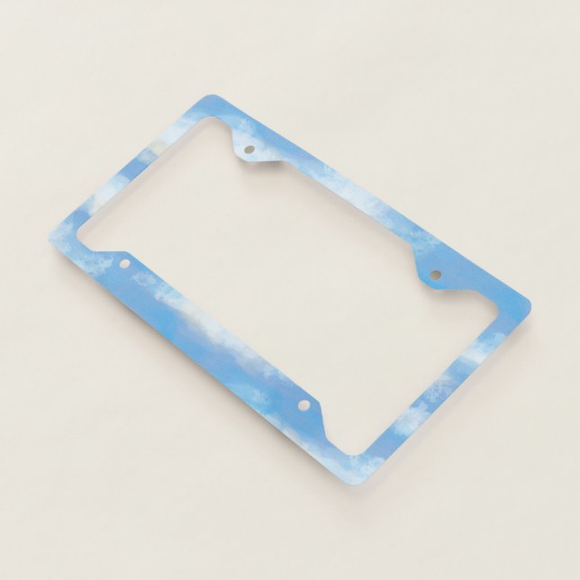 Blue Skies License Plate Holder Frame (3/4)