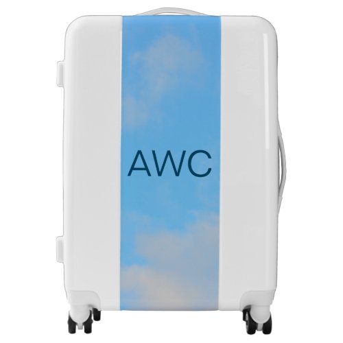 Blue Skies Light Clouds Perfect Day Luggage