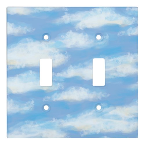 Blue Skies Light Switch Plate