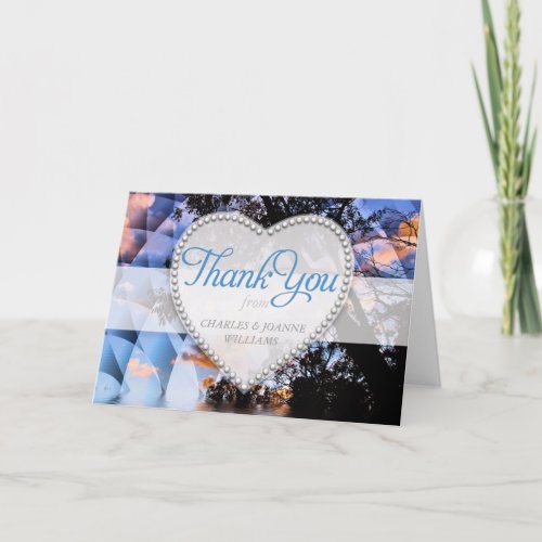 Blue Skies Nature Outdoor Thank You Cards