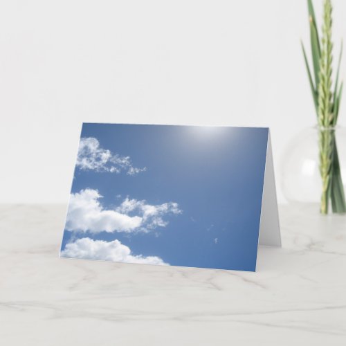 Blue Skies note cards