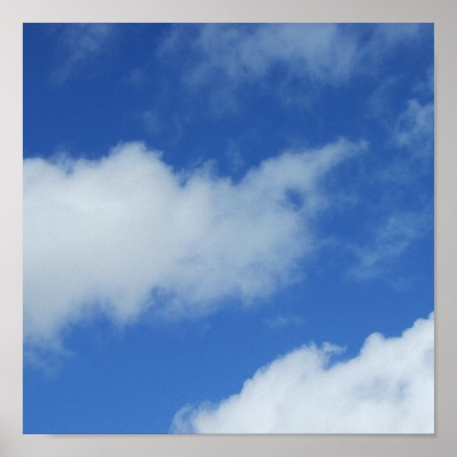 Blue skies poster (Front)