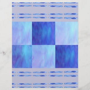 Blue Skies Tiles Bulk Scrapbook Paper Pages