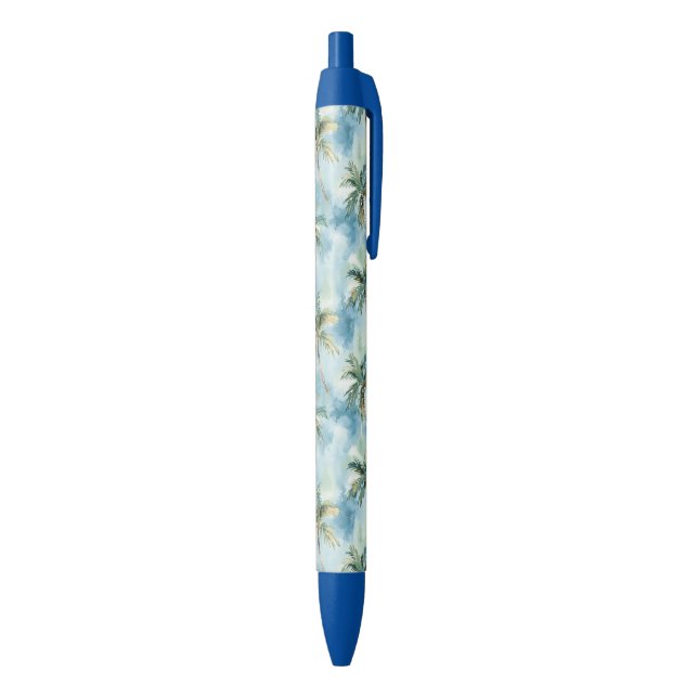 Blue Skies Tropical Island Palm Trees   Pen (Bottom (Vertical))