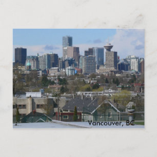 Blue Skies, Vancouver, BC Postcard