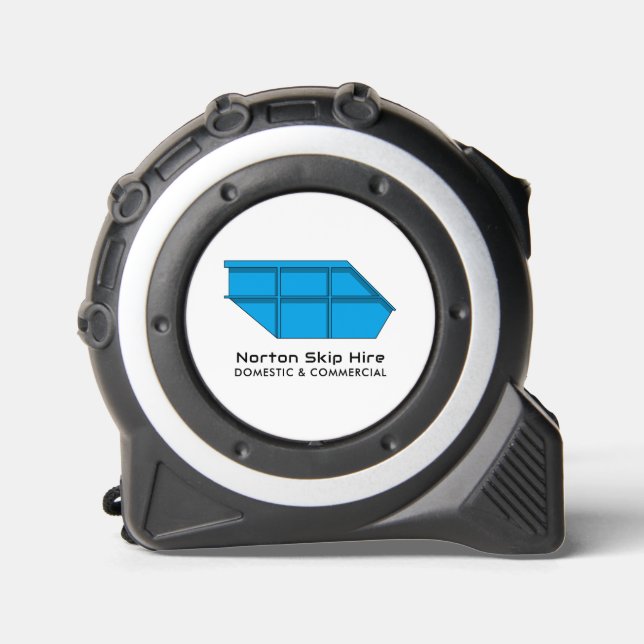 Blue Skip, Skip/Dumpster Company Tape Measure (Front)
