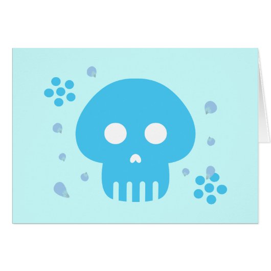 Blue Skull Cards (Front Horizontal)
