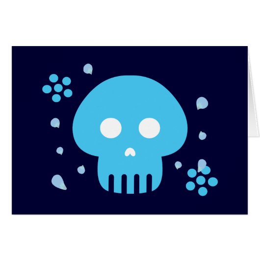 Blue Skull Cards (Front Horizontal)