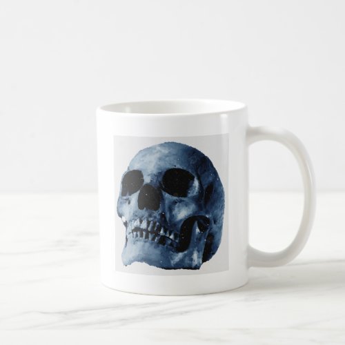 Blue Skull Coffee Mug