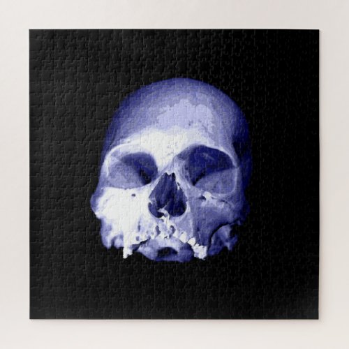 Blue Skull Jigsaw Puzzle