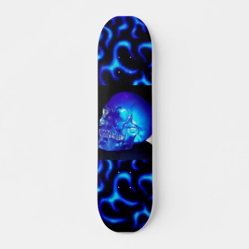 Blue_Skull Skateboard