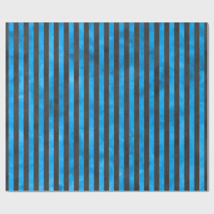 Blue Skulls and Sunflower Series Design 11 Wrapping Paper