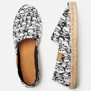 Blue Skulls & Crossbones Espadrilles