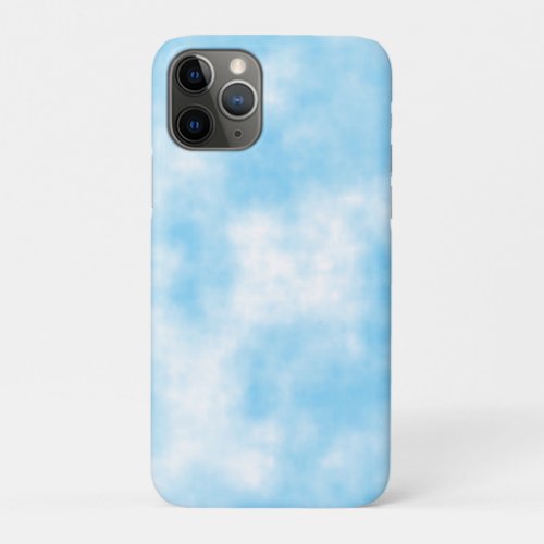 Blue Sky and Cloud Art Custom iPhone 11 Pro Case