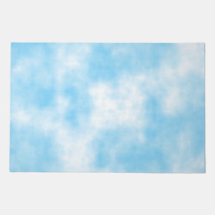 Blue Sky and Cloud Art Custom Doormat