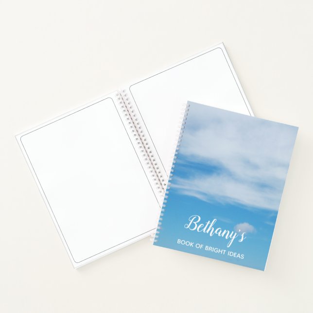 Blue Sky and Clouds Book of Bright Ideas (Inside)