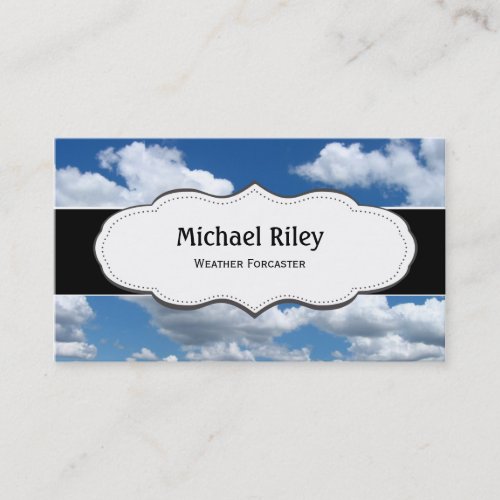Blue sky and clouds Business Cards