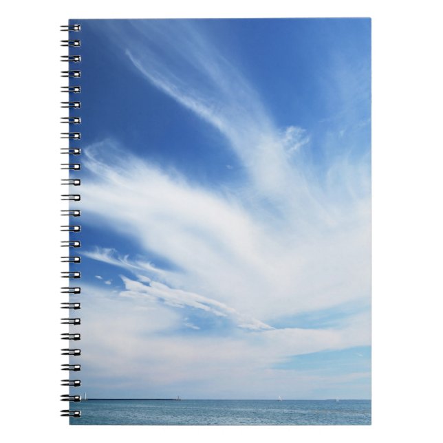 Blue sky and clouds notebook (Front)