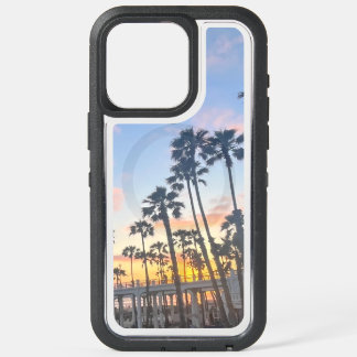Blue Sky and Orange Sunset Oceanside California iPhone 15 Pro Max Case
