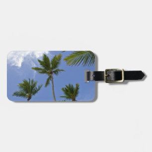 Blue Sky and Palm Trees Luggage Tag