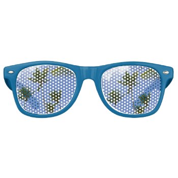 Blue Sky And Palm Trees Retro Sunglasses by beachcafe at Zazzle