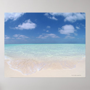 Blue sky and sea 11 poster