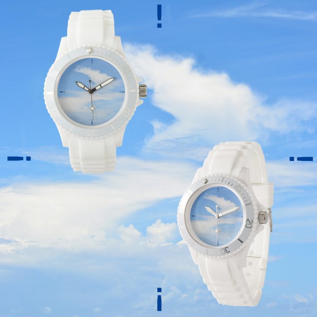 Blue Sky and Swirling Cloud Watch (Creator Uploaded)