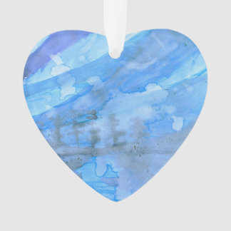 blue sky and trees Christmas 2020 ornament