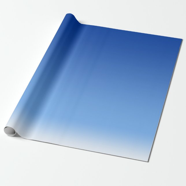 Blue Sky Backdrop Wrapping Paper 30 inches tall (Unrolled)